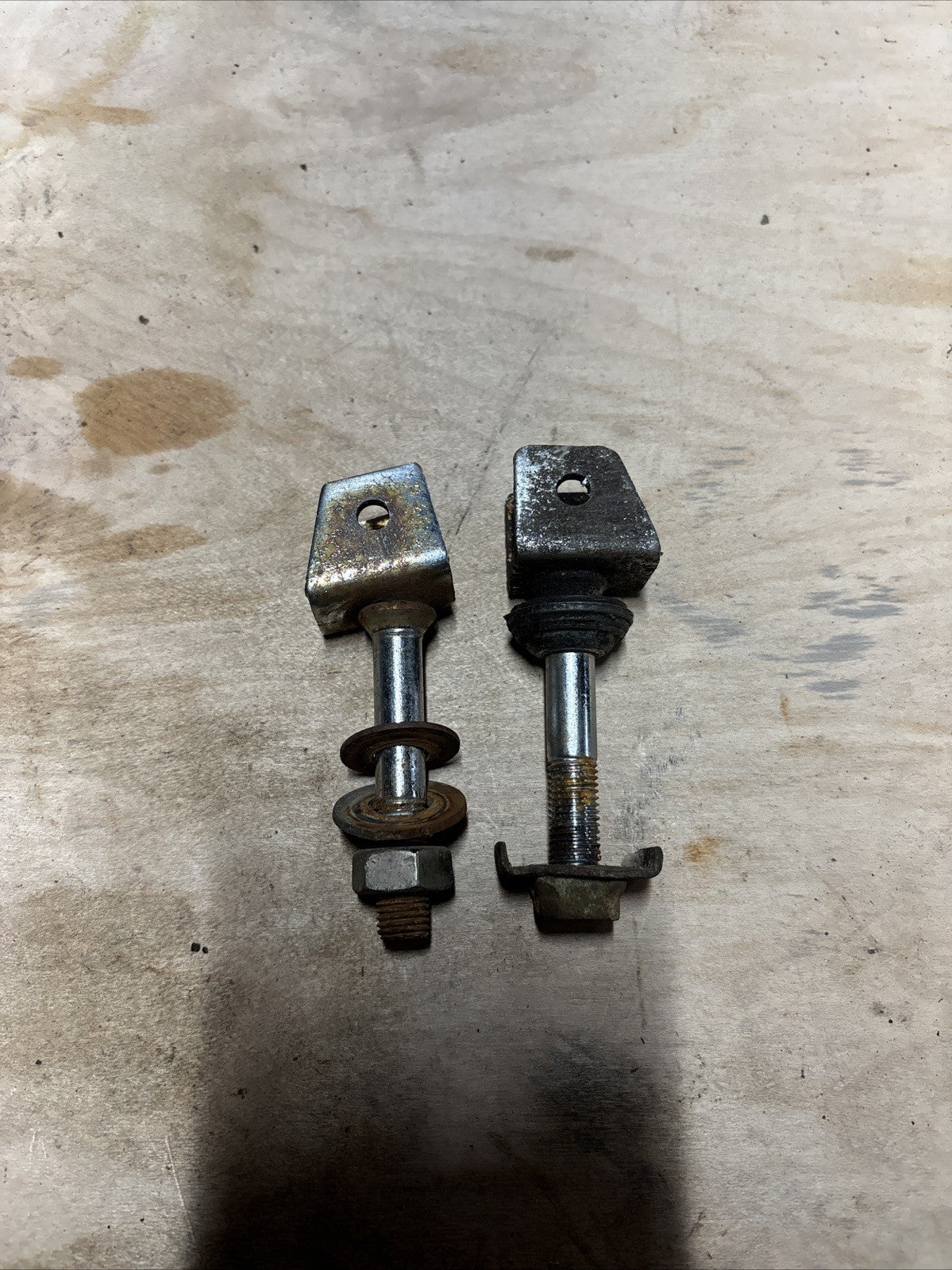 1974 Kawasaki F7 175 Enduro Rear Passenger Foot Pegs Foot Reats Mounts Vintage