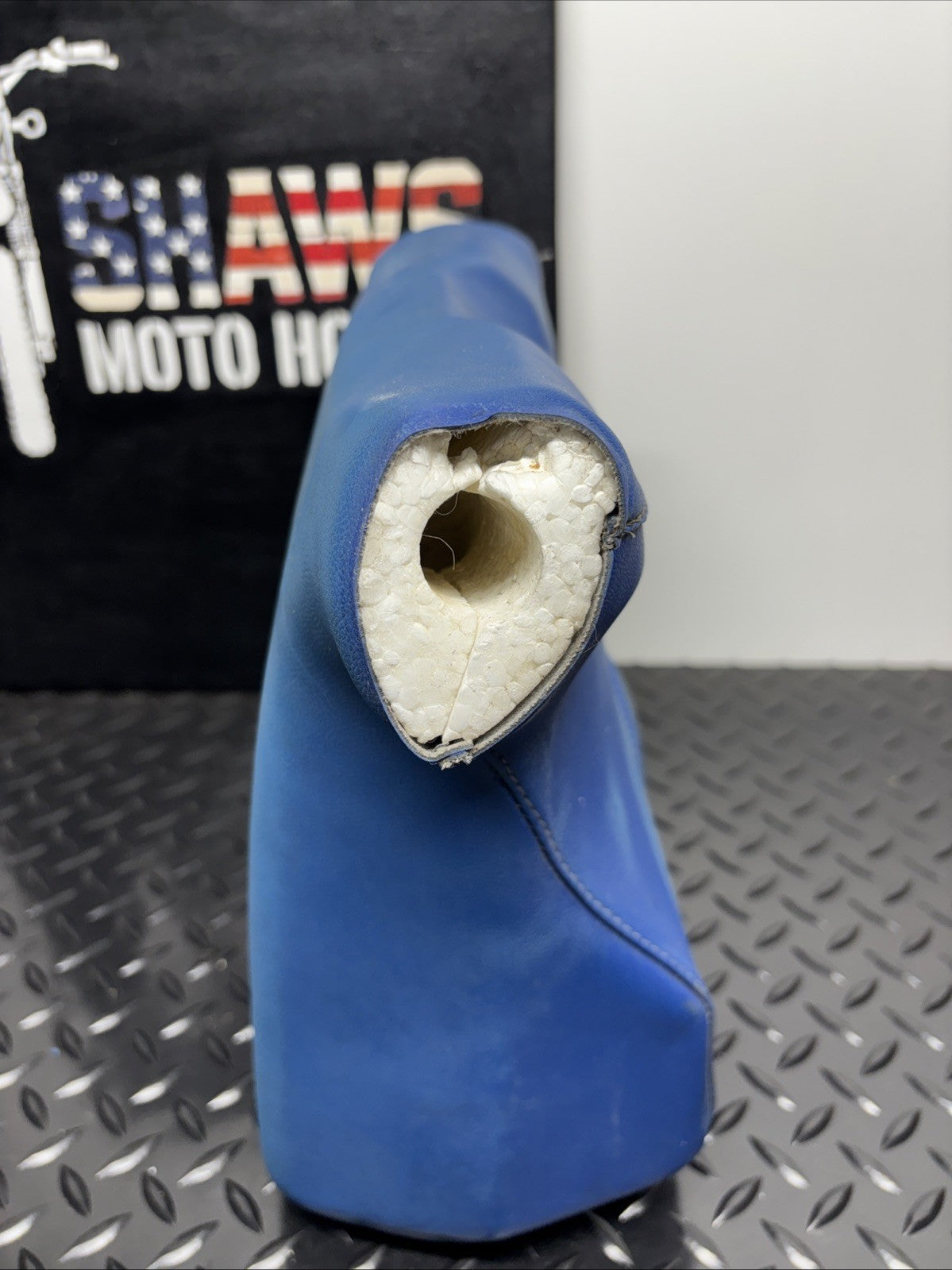 89 SEADOO SP 587 Handle Bar Cover Pad With Foam Blue