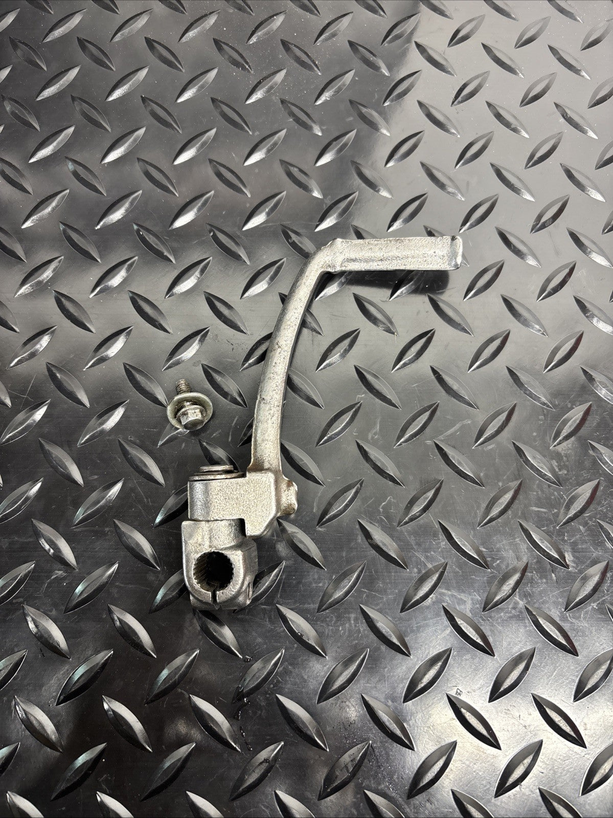 94 Kawasaki KX 125 Kicker Kick Start Lever Pedal OEM Arm 130641158