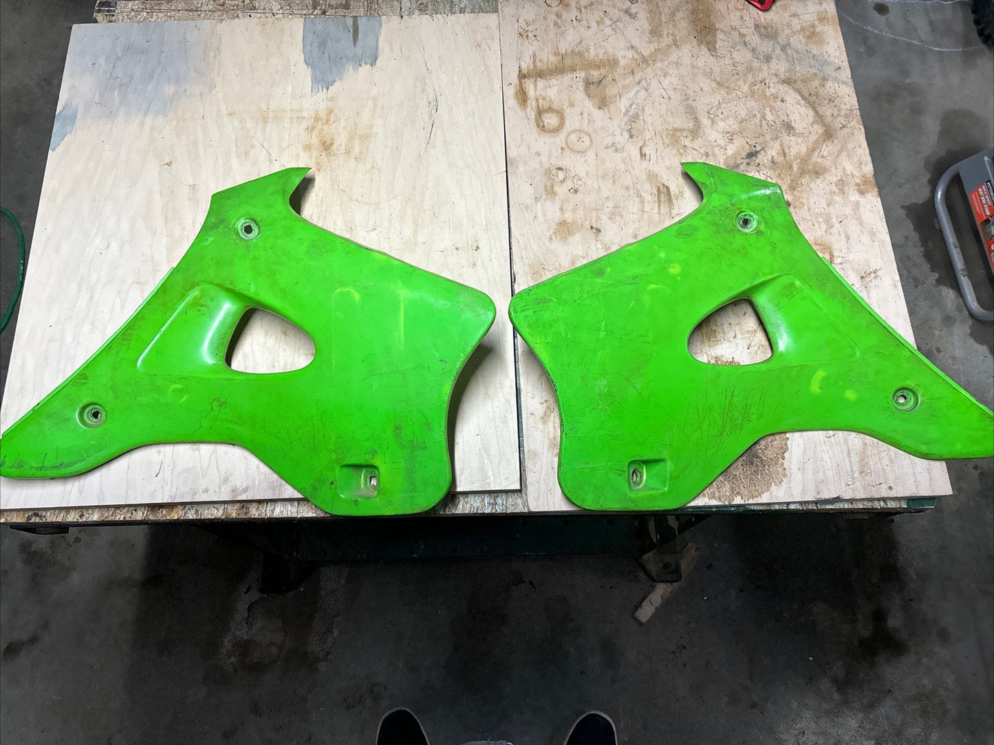 1994 94-98 KX125 KX250 Fuel Tank Plastics Left Right Scoop Body Cover