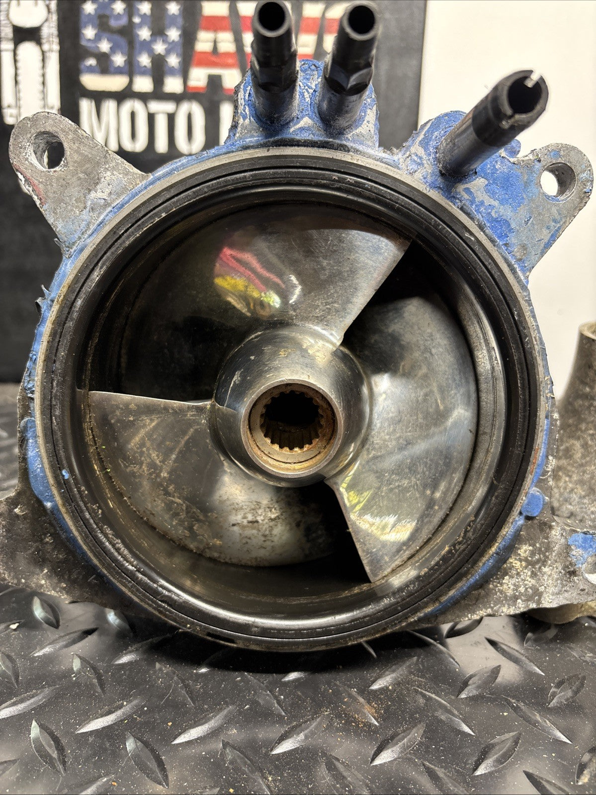 1989 Sea Doo SP 587 Jet Pump Housing Impeller Assembly