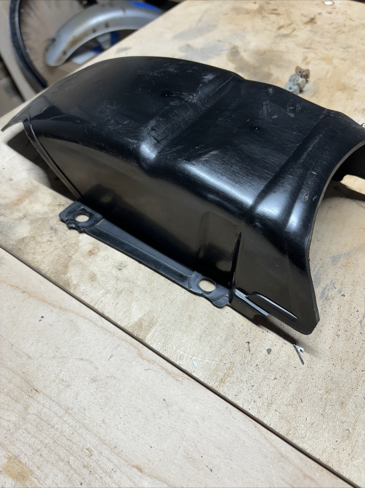 1974 KAWASAKI F7 175 ENDURO REAR INNER FENDER MUD SPLASH GUARD