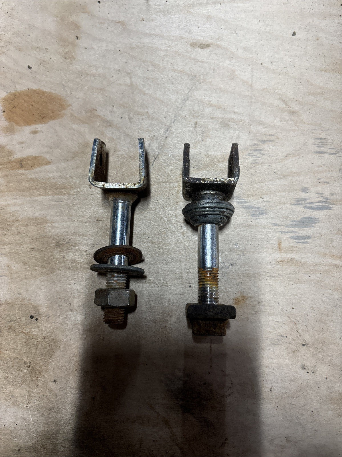 1974 Kawasaki F7 175 Enduro Rear Passenger Foot Pegs Foot Reats Mounts Vintage