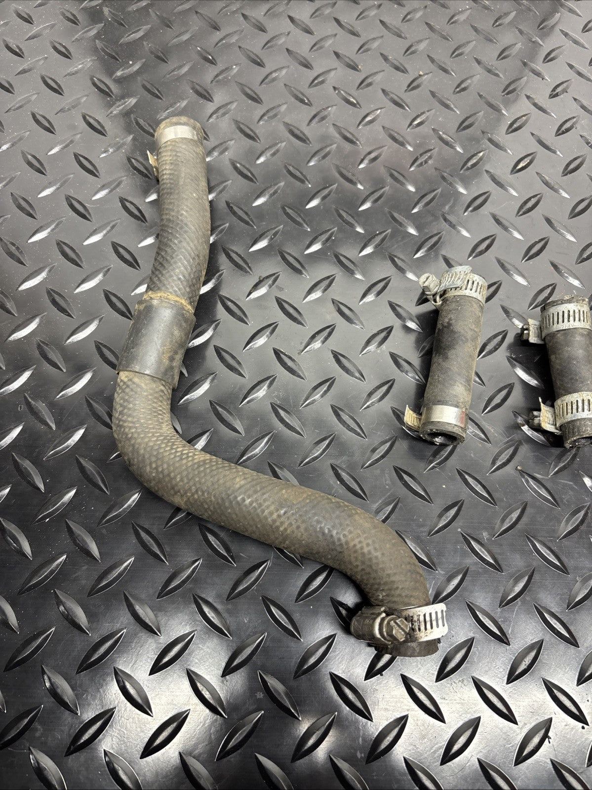 1994 KX125 Radiator Hoses OEM Black Coolant Pipes Hose Clamps Kawasaki KX