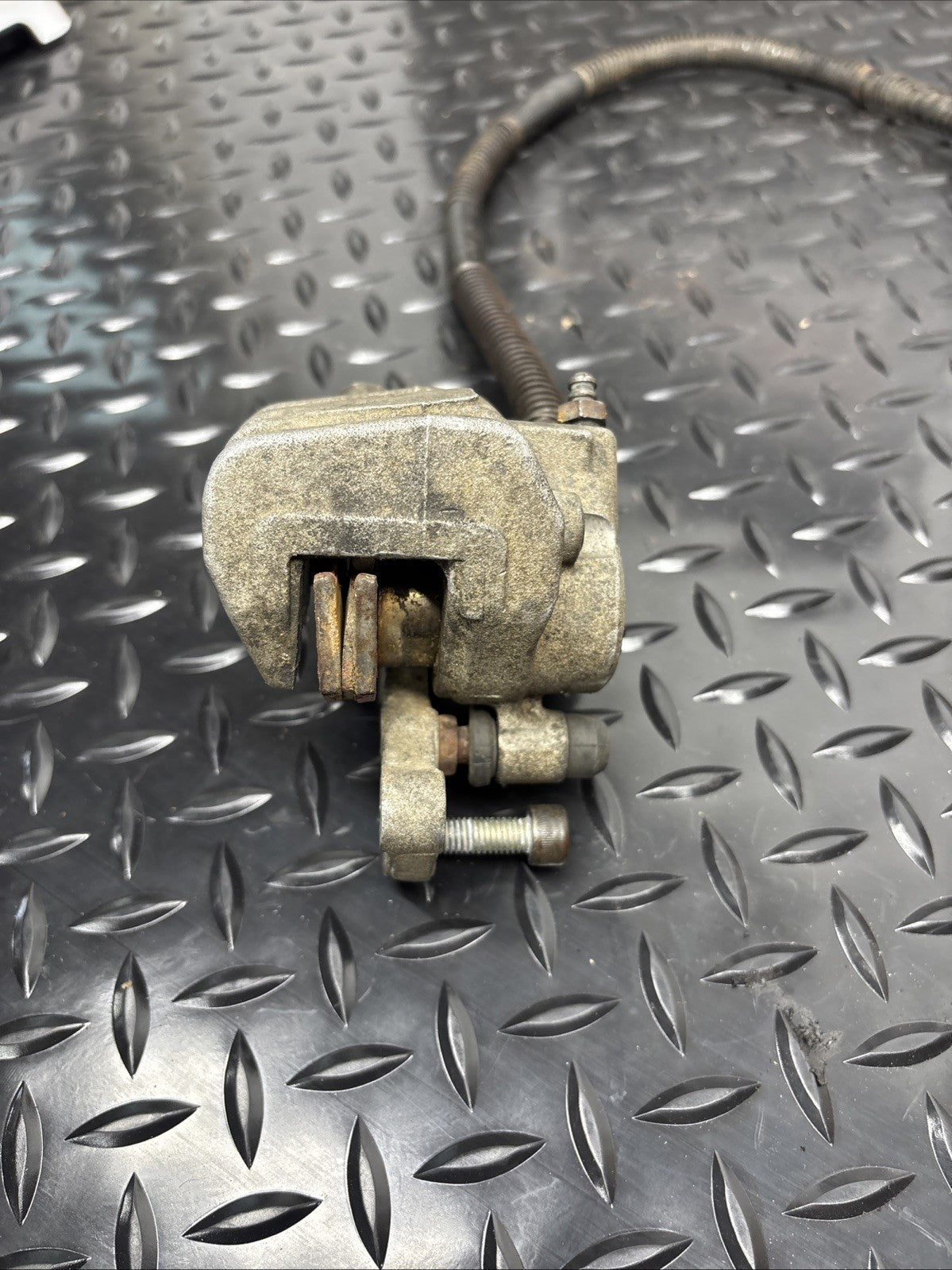 1994 Kawasaki KX125 Rear Brake Caliper Master Cylinder Lever Bracket Pads
