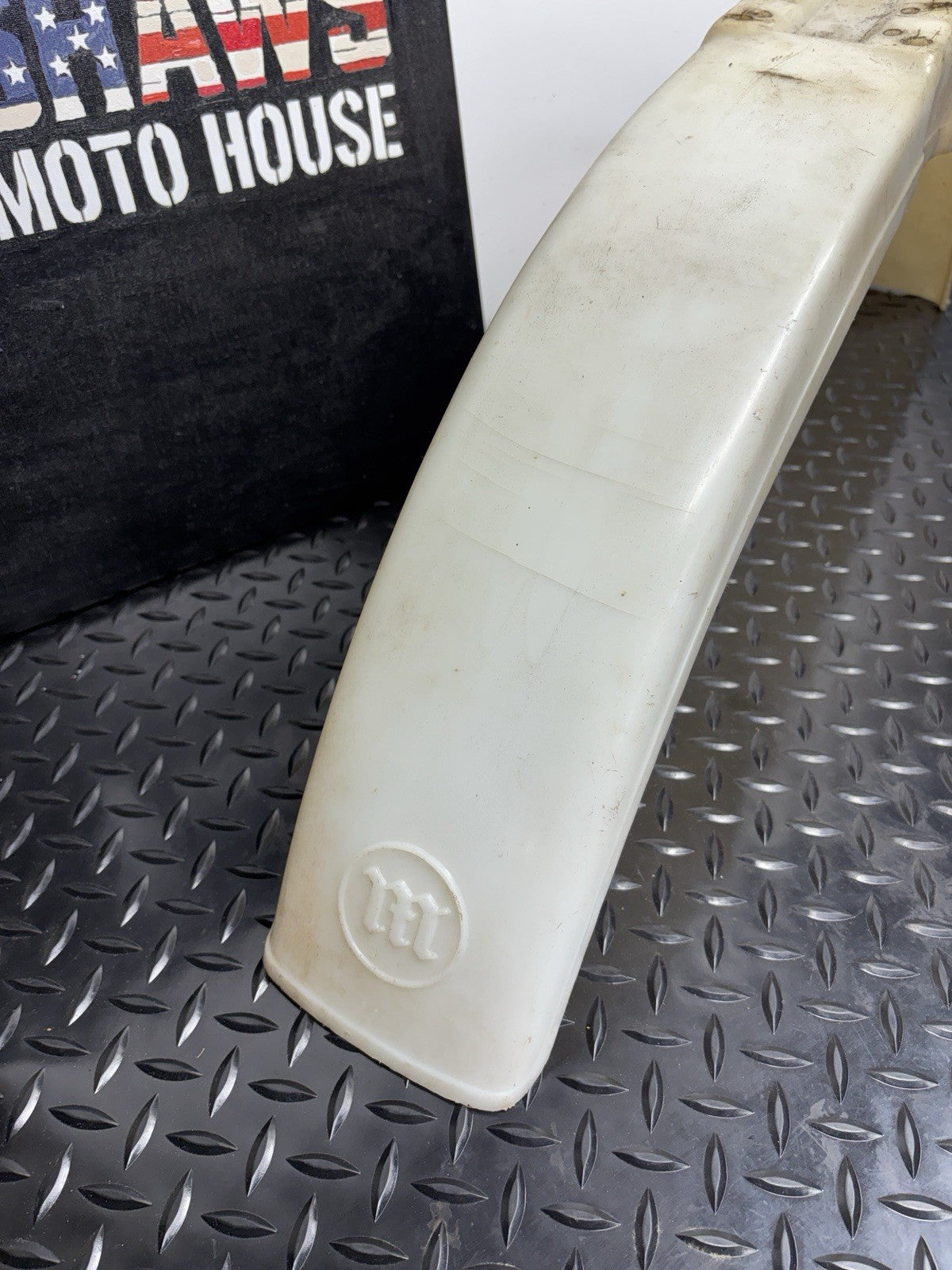 Montesa 123 250 360 Cappra Enduro H6  VA VB White Plastic Front Fender