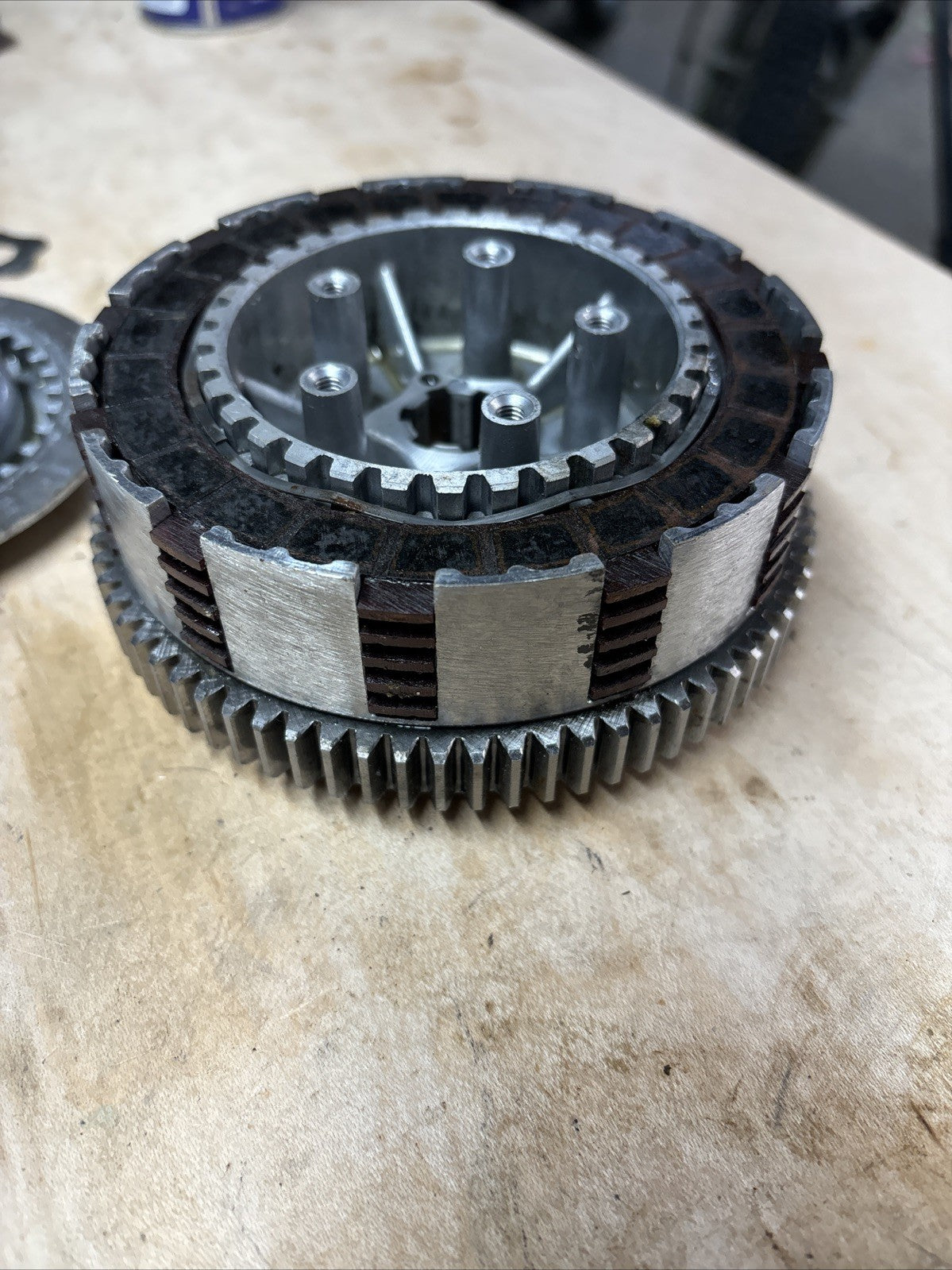 1974 KAWASAKI F7 175 Enduro Complete Clutch Assembly OEM Genuine
